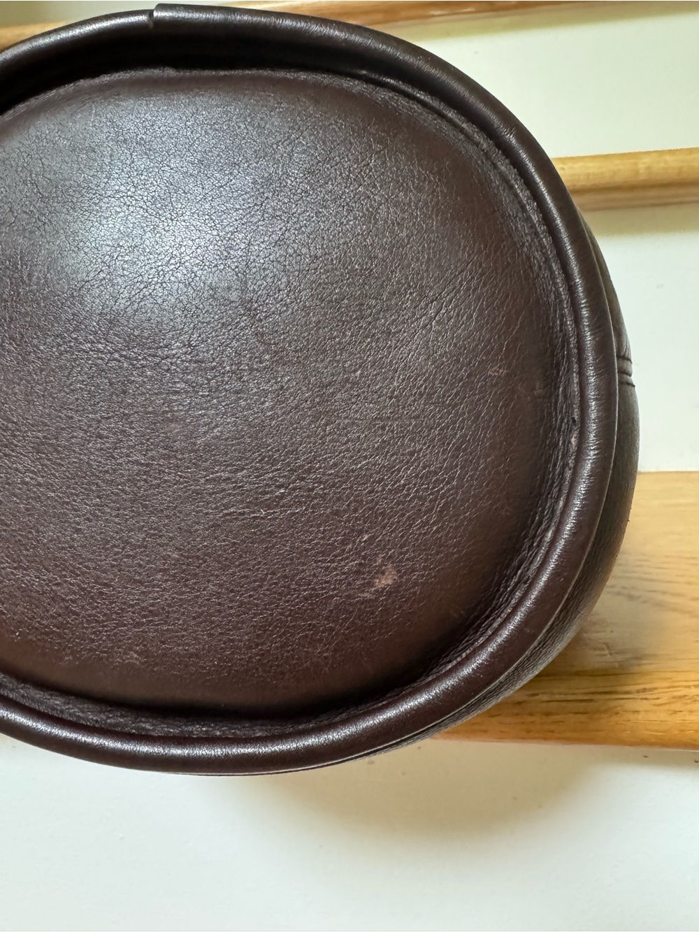 Vintage Coach Helen's Legacy 9953 Mahogany Brown Leather Duffle Bag from Turkey - Picture 6 of 15